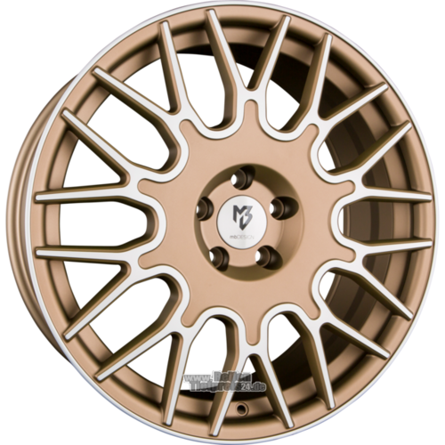 Alufelgen MB-DESIGN LV2 Einteilig Bronze Hell Seidenmatt Gepulvert 